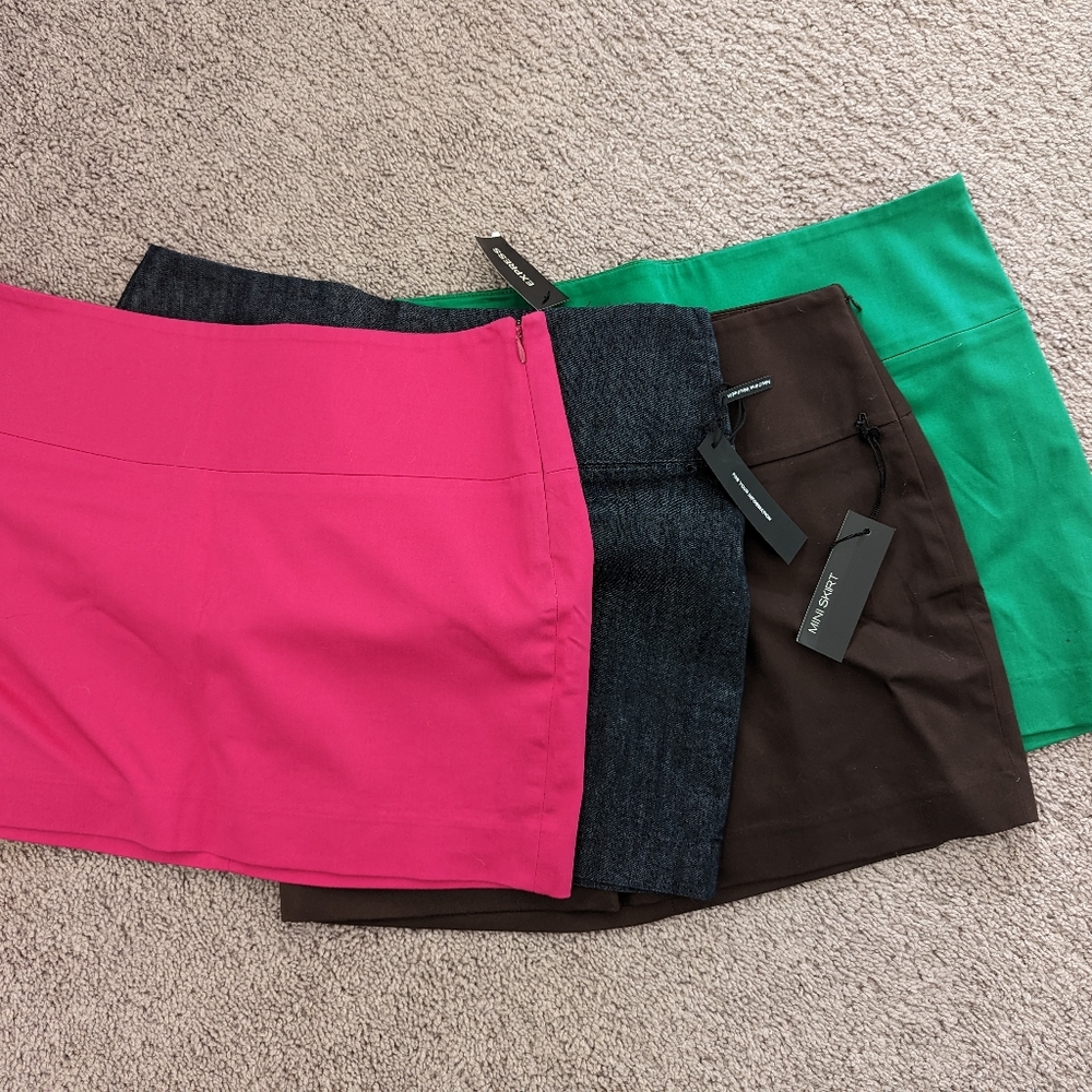 Lot of Express mini skirts